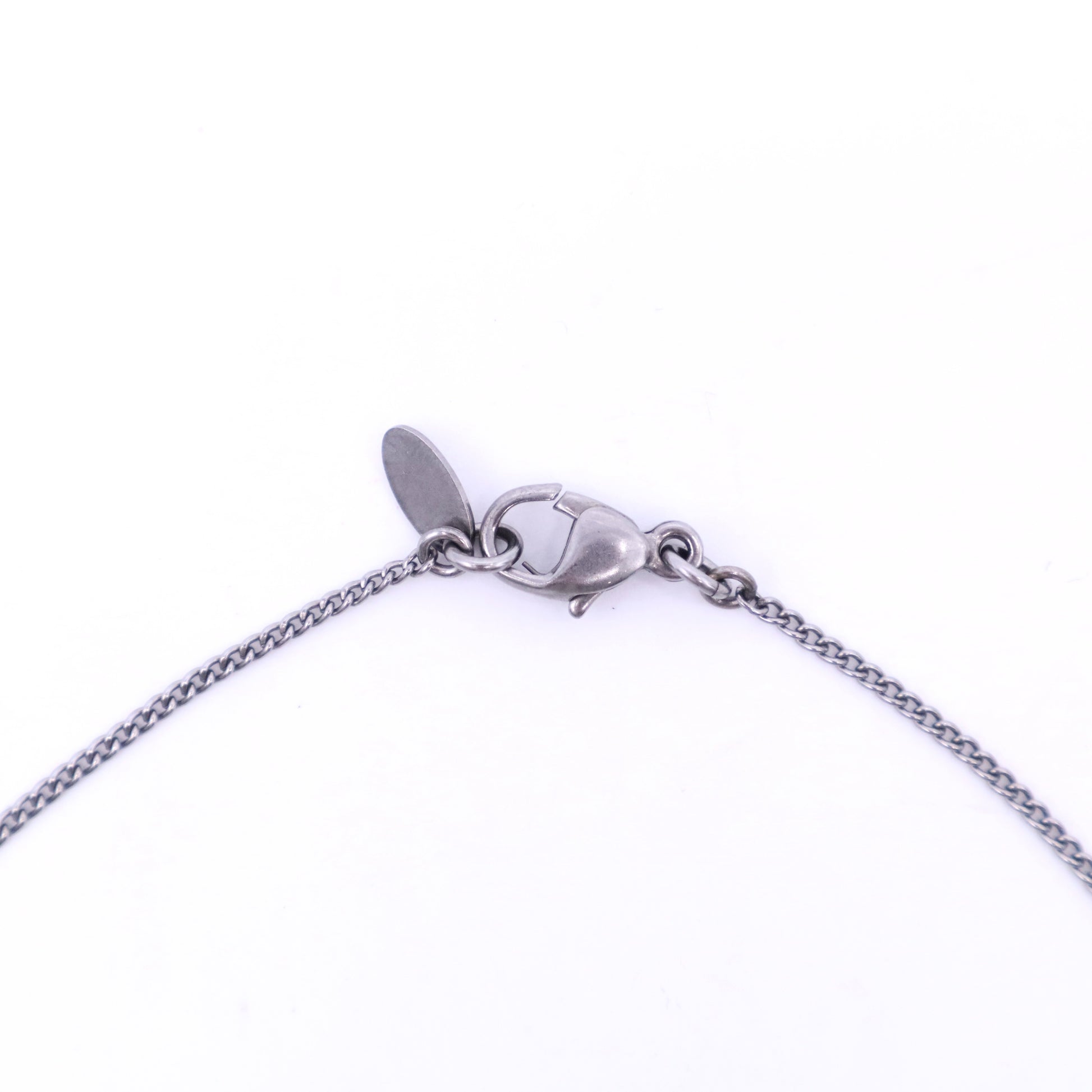 Crystal Pearl CC Necklace Silver W20327