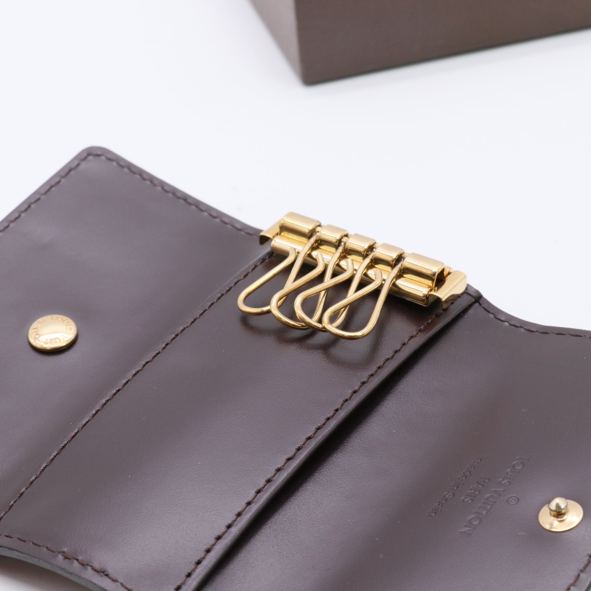 Amarante Monogram Vernis Multicles 4 Key Holder twins