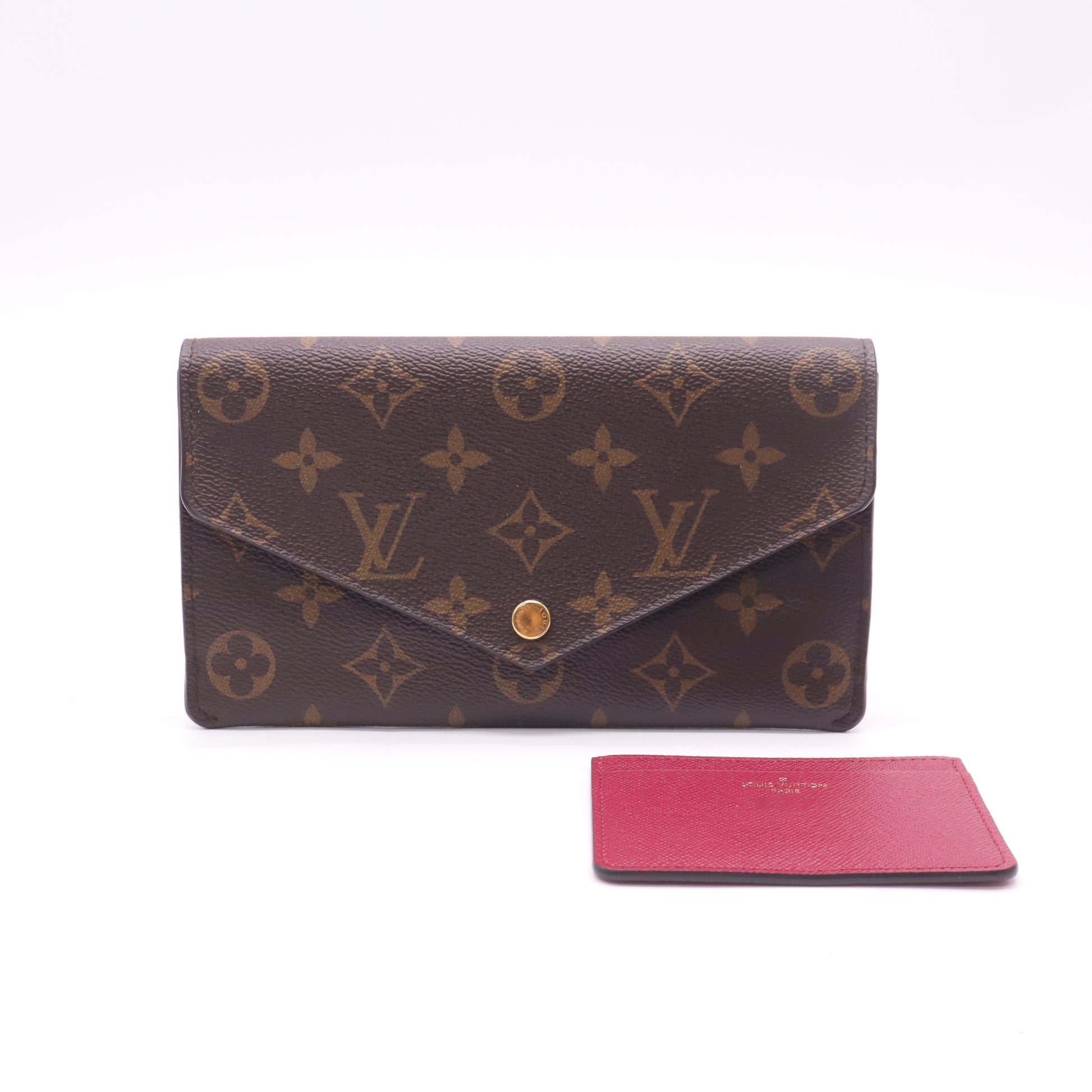 Fuchsia Monogram Canvas Jeanne Wallet W22538