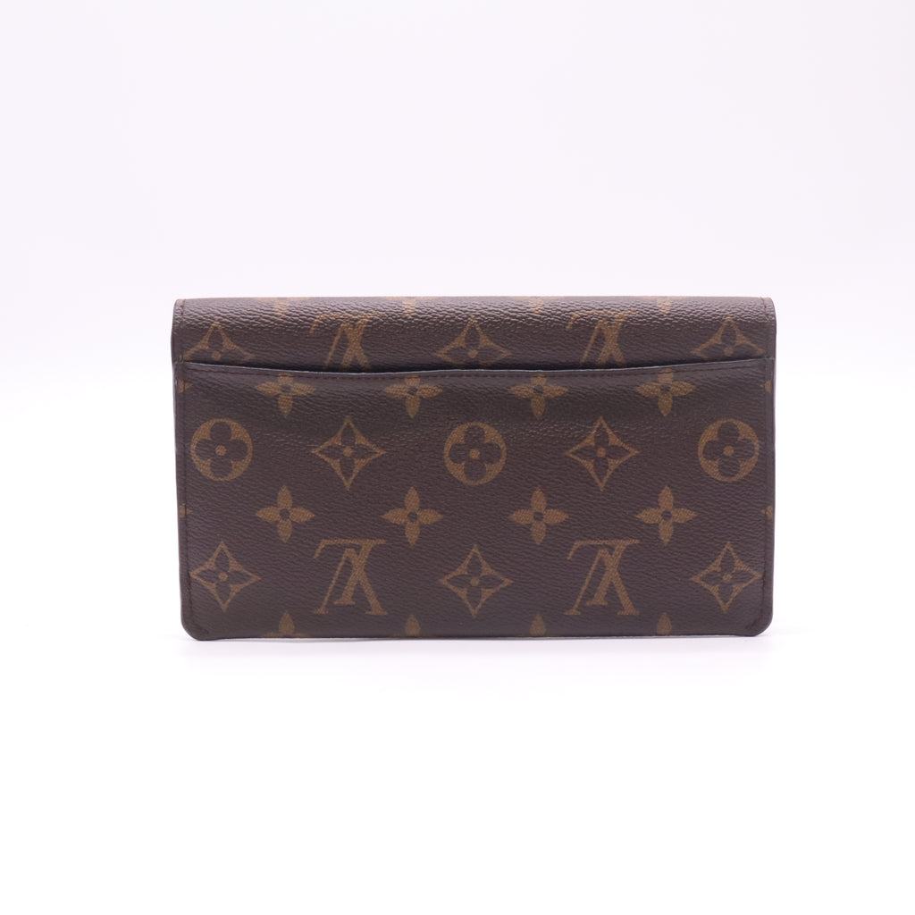 Fuchsia Monogram Canvas Jeanne Wallet W22538