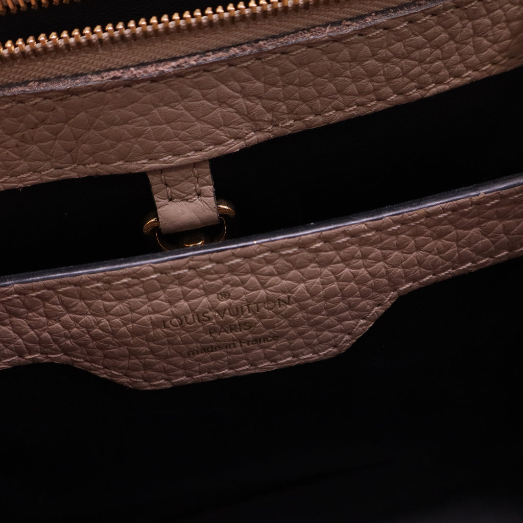 Louis Vuitton Galet Taurillon Leather and Capucines PM Bag Twins