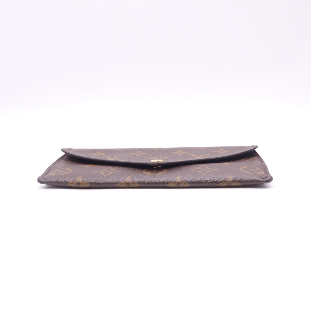Fuchsia Monogram Canvas Jeanne Wallet W22538