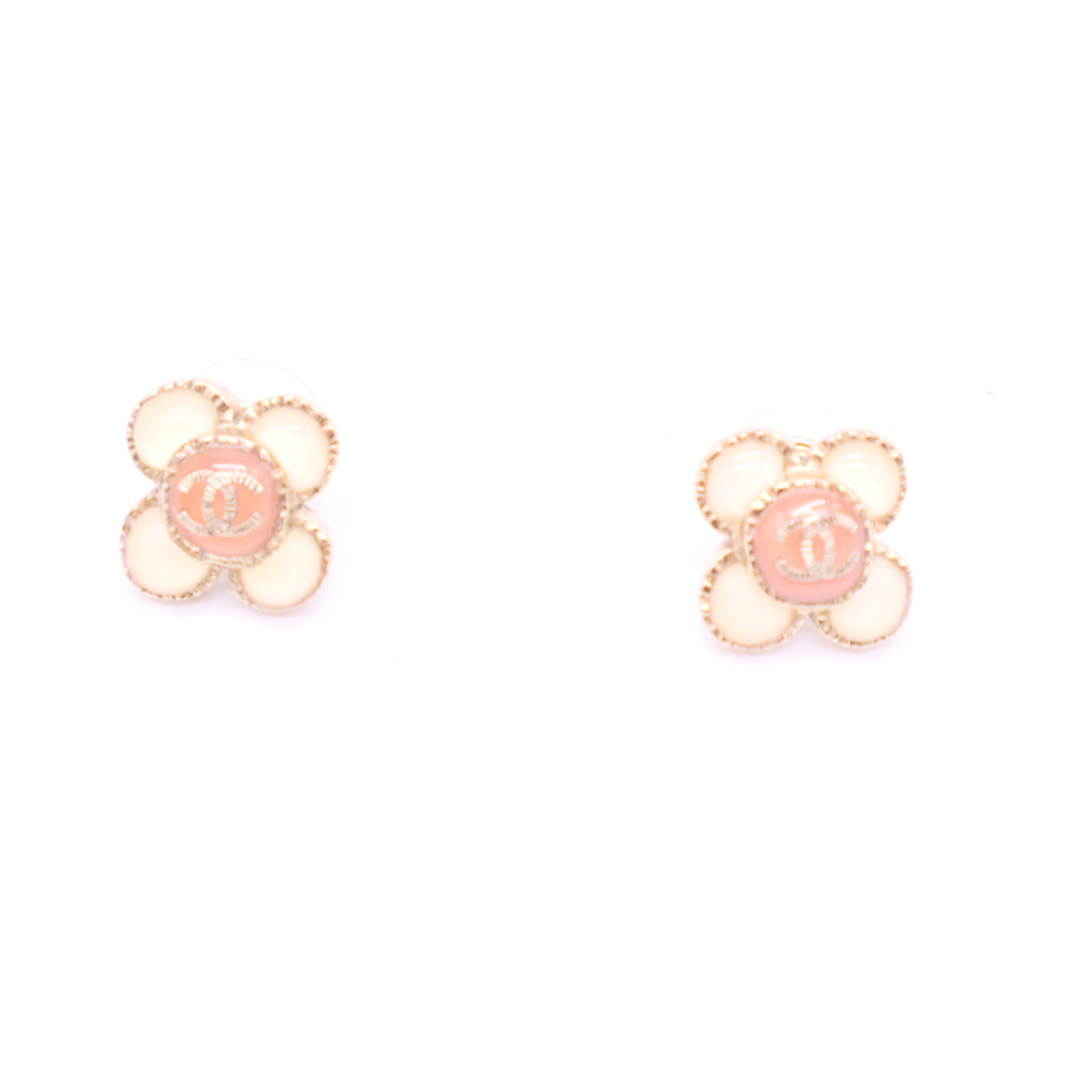 Earrings Cruise Pink Gold Floral W20317