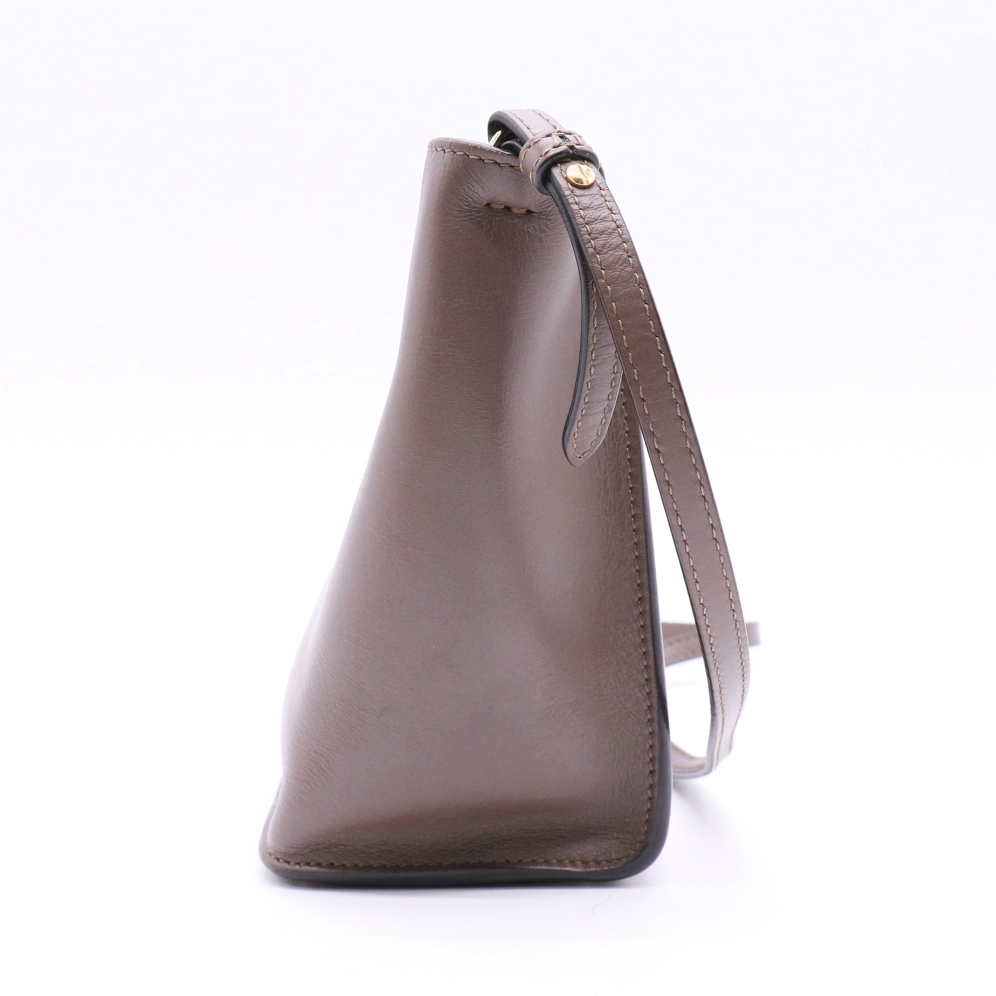 Fendi brown shoulder bag twins