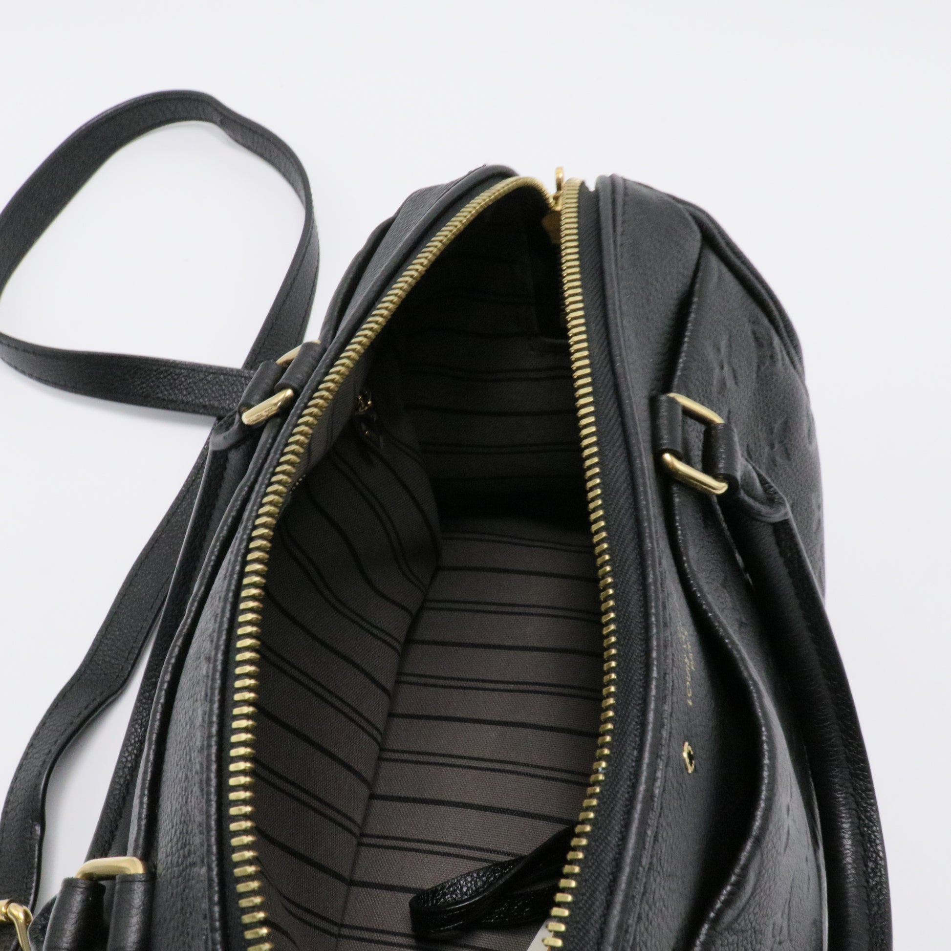 "Speedy Bandouliere NM Bag Monogram Empreinte Leather 25 "