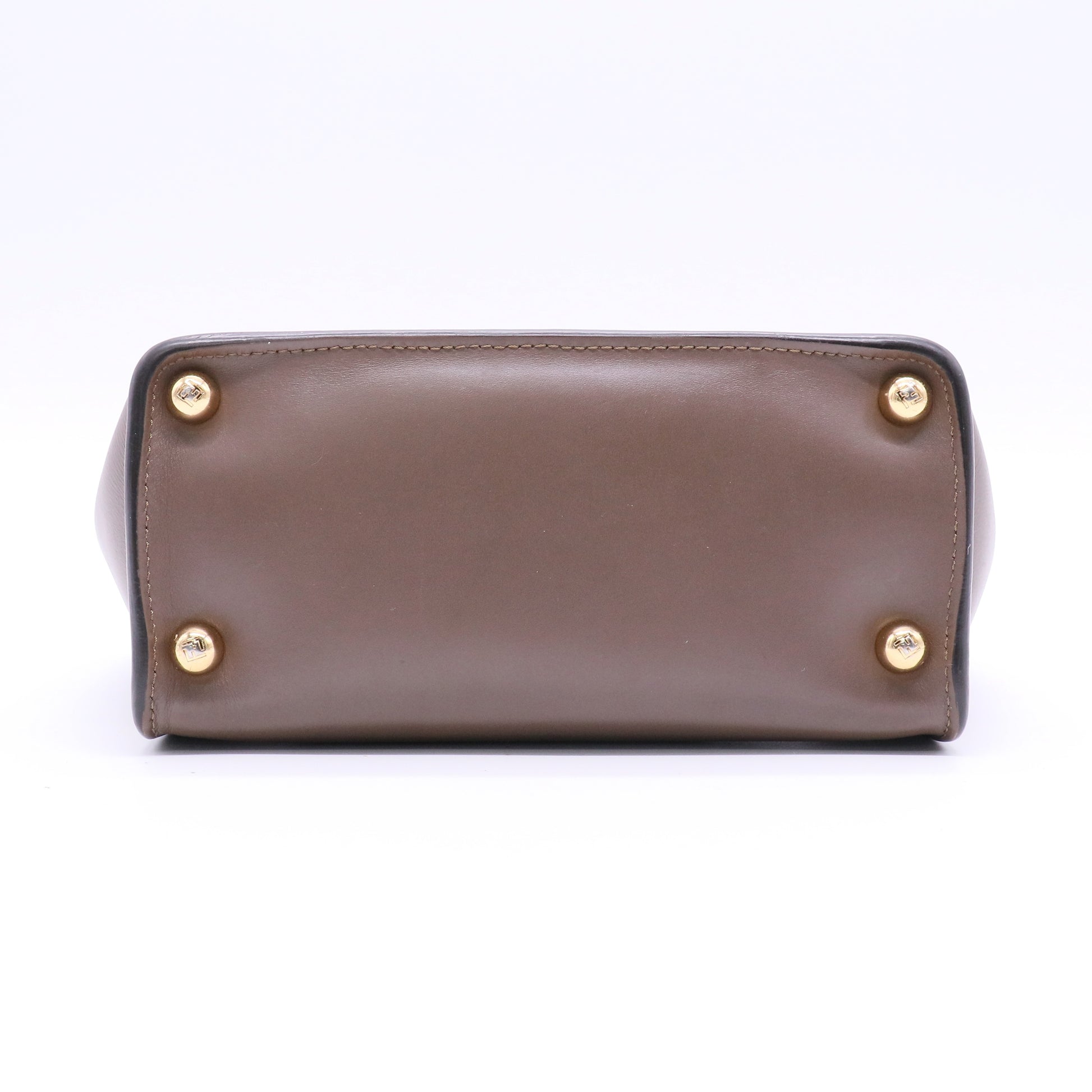Fendi brown shoulder bag twins