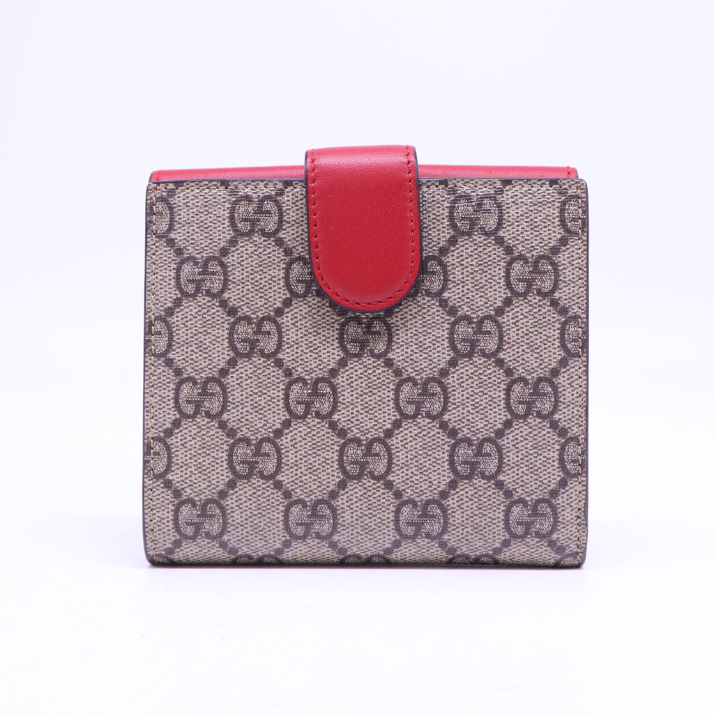 Faux Pearl Accents Compact Wallet W20753