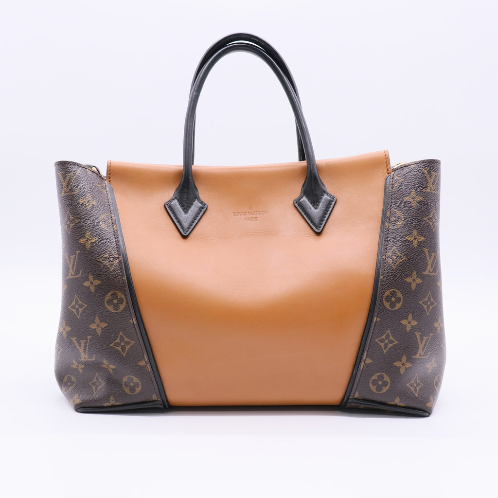 Monogram Cuir Orfevre Tote W PM Noisette twins