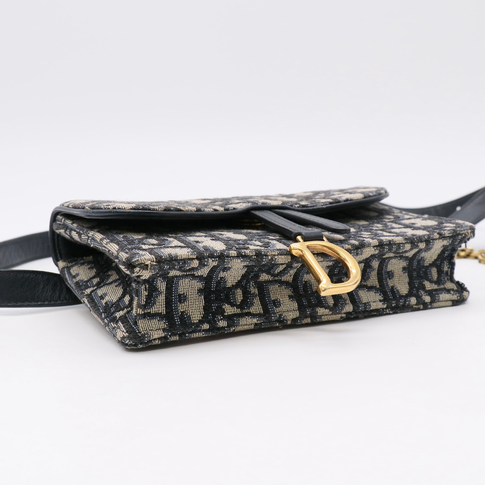 Dior Embroidered My Dior Daily Chain Pouch Oblique twins LDJ5592