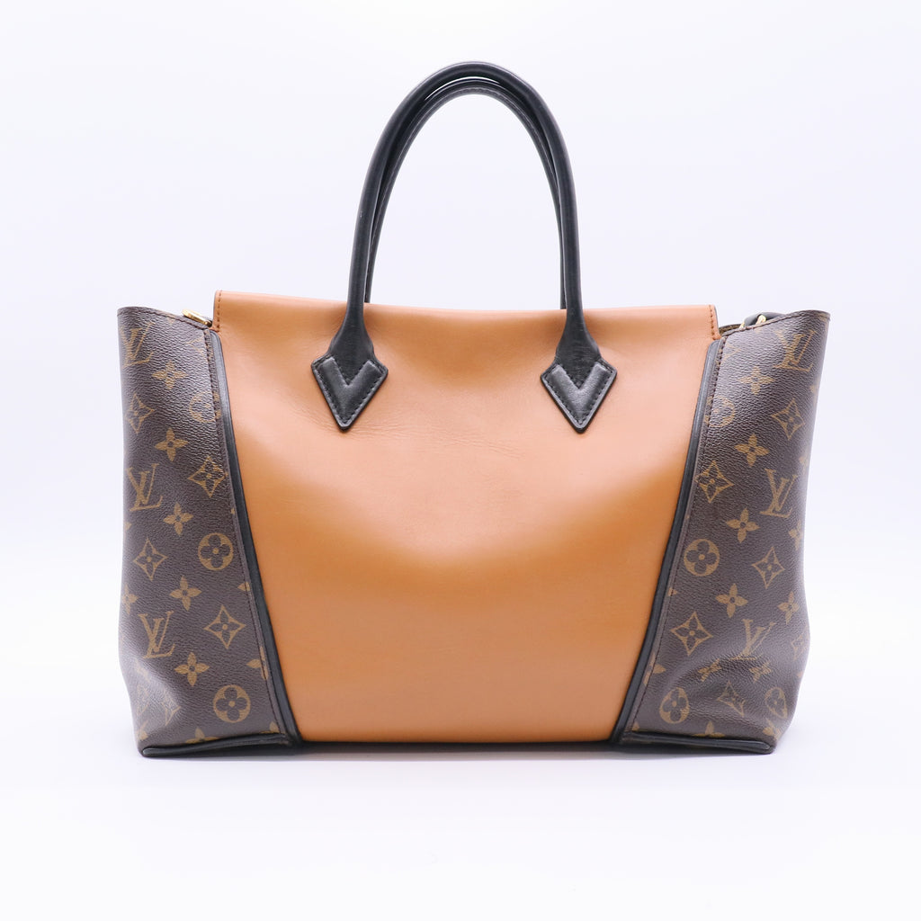 Monogram Cuir Orfevre Tote W PM Noisette twins