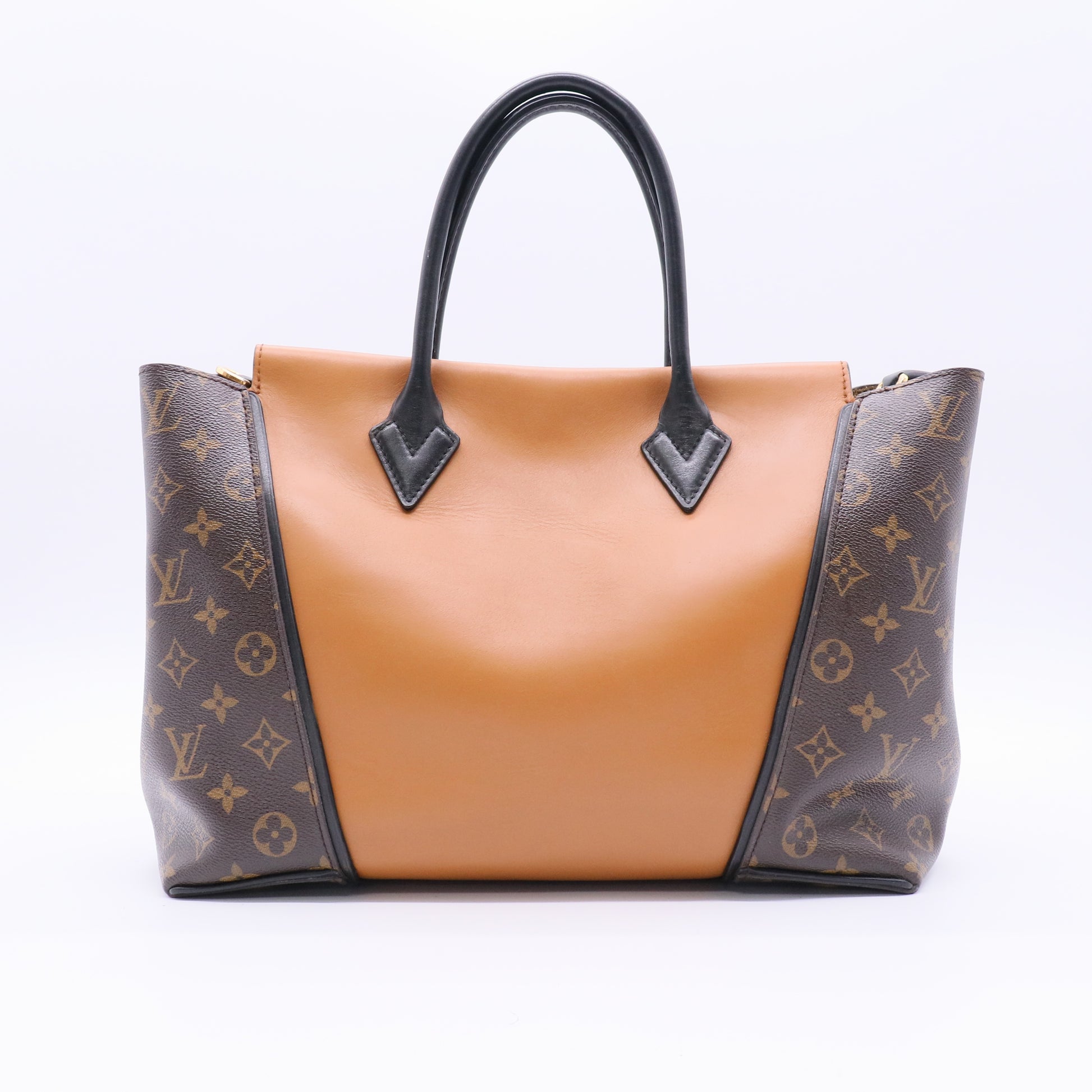 Monogram Cuir Orfevre Tote W PM Noisette twins