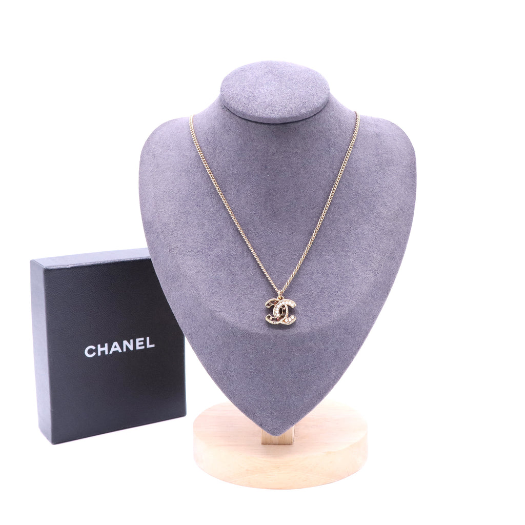 Cruise Gold Coco CC logo necklace W20328