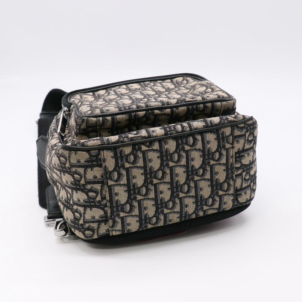 DIOR MEN Mini Oblique Rider Sling Backpack twins LDJ5591