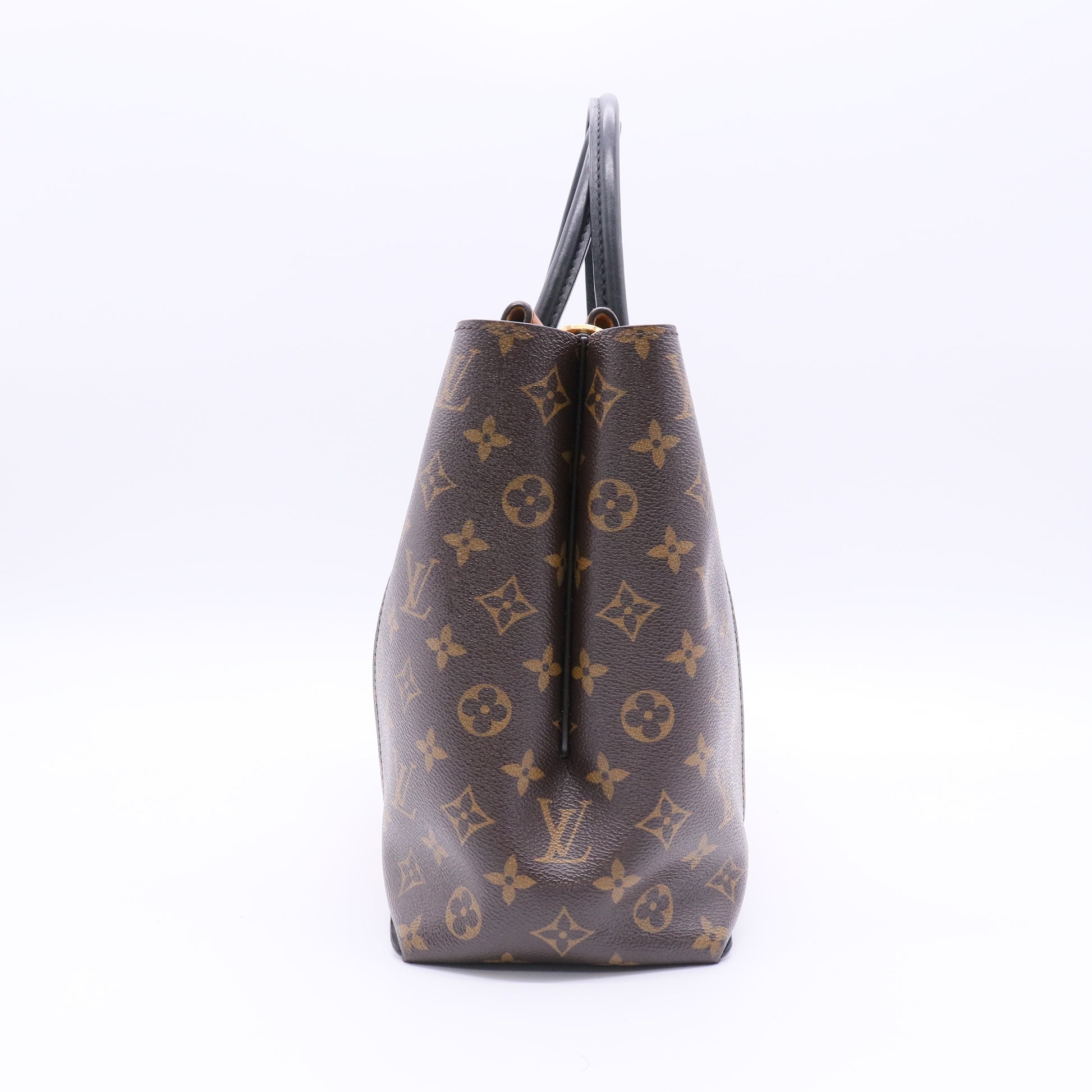 Monogram Cuir Orfevre Tote W PM Noisette twins