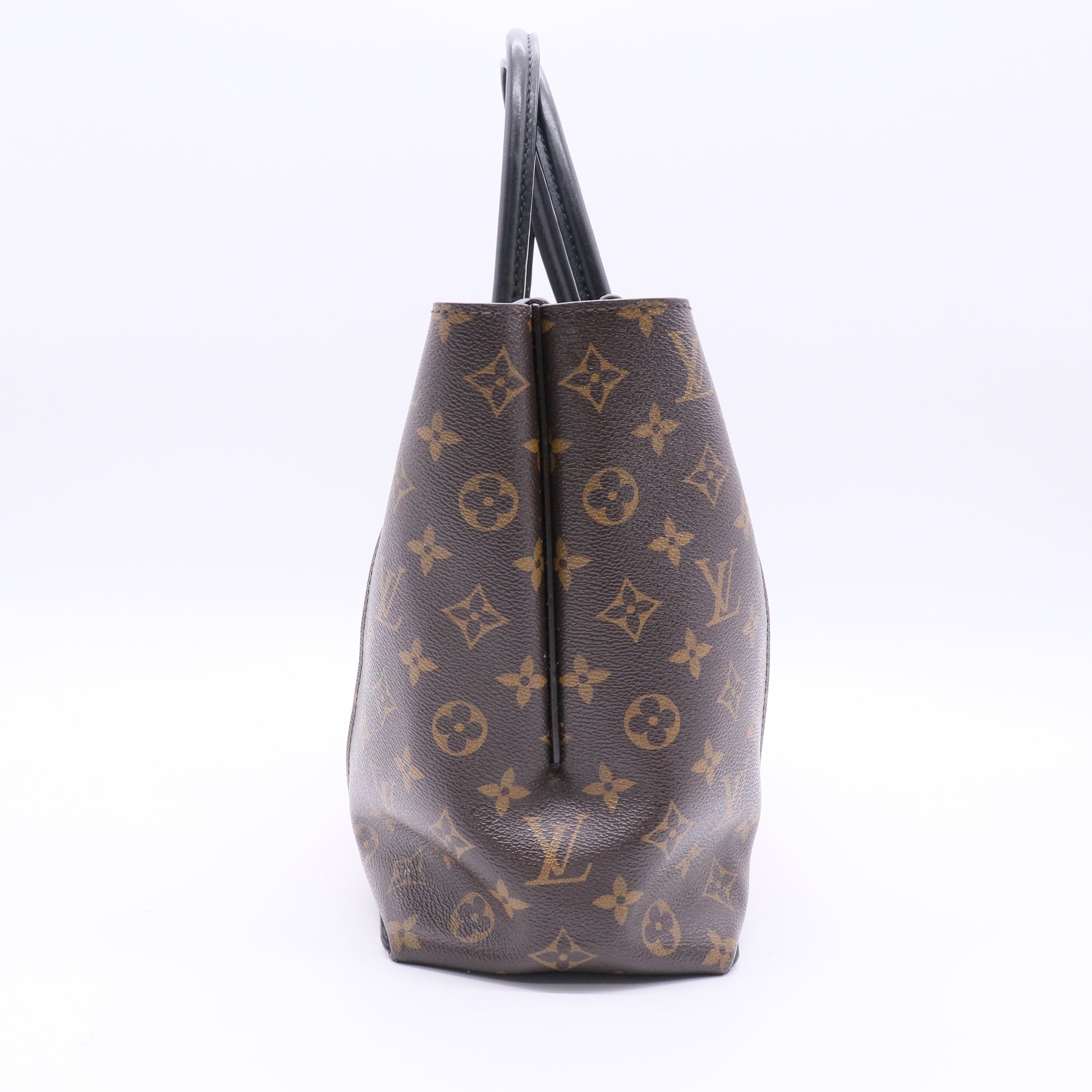 Monogram Cuir Orfevre Tote W PM Noisette twins