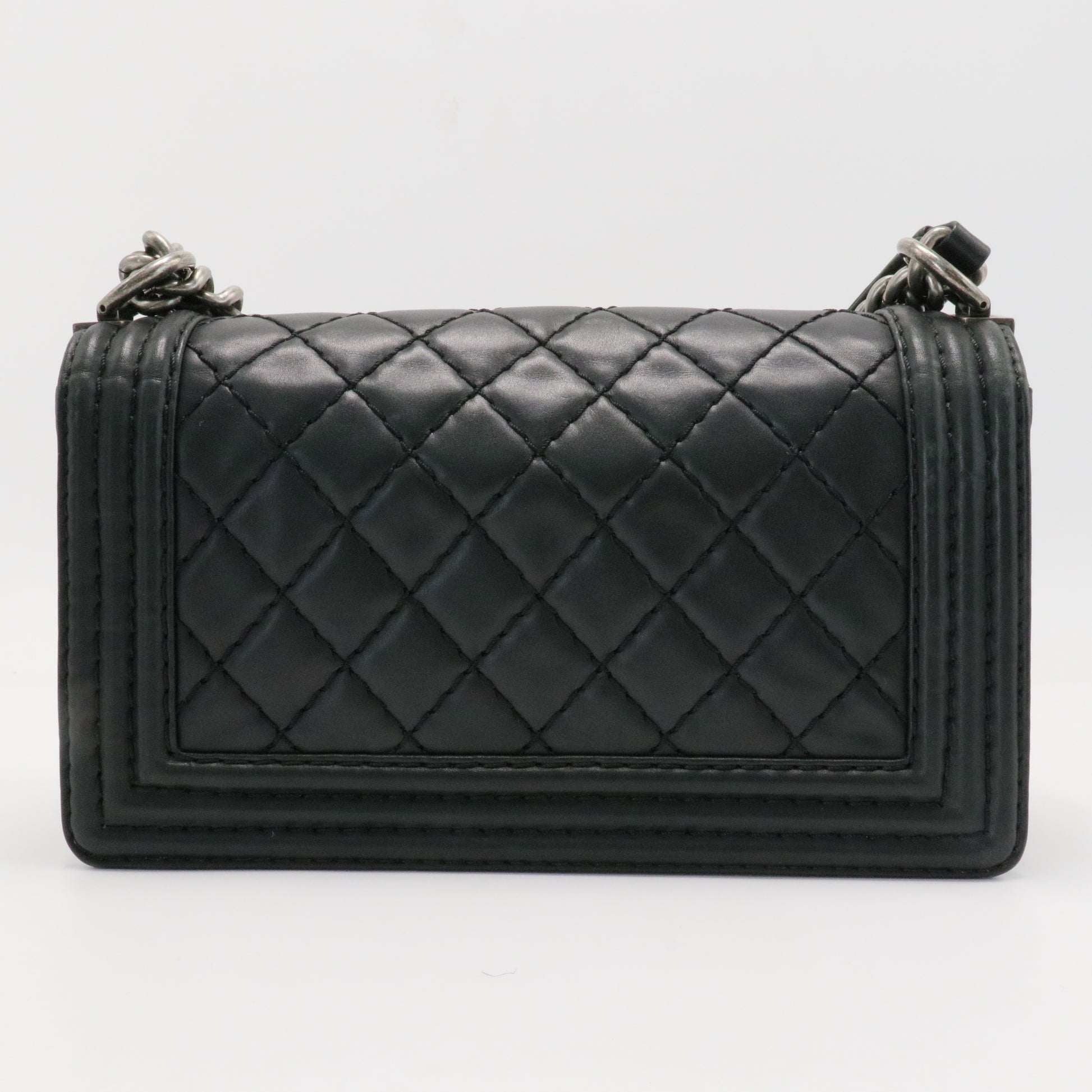 Boy Flap Bag Quilted Lambskin Old Medium