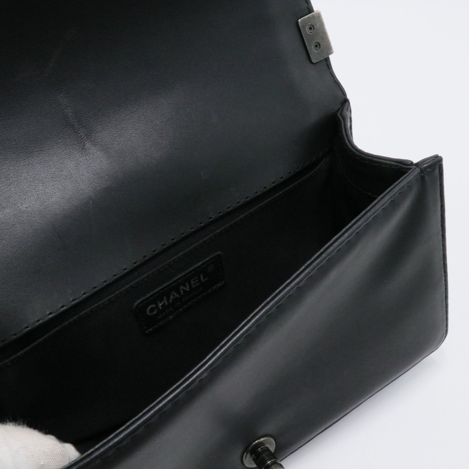 Boy Flap Bag Quilted Lambskin Old Medium