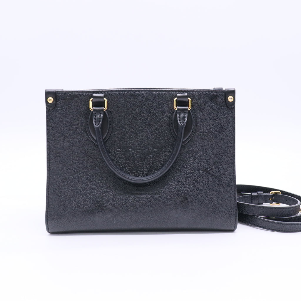 Louis Vuitton Monogram Empreinte Onthego PM Crossbody Bag twins