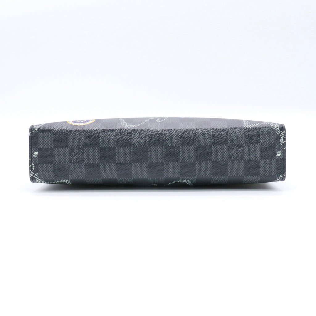 Damier Graphite Renaissance Pochette Voyage For Gisel