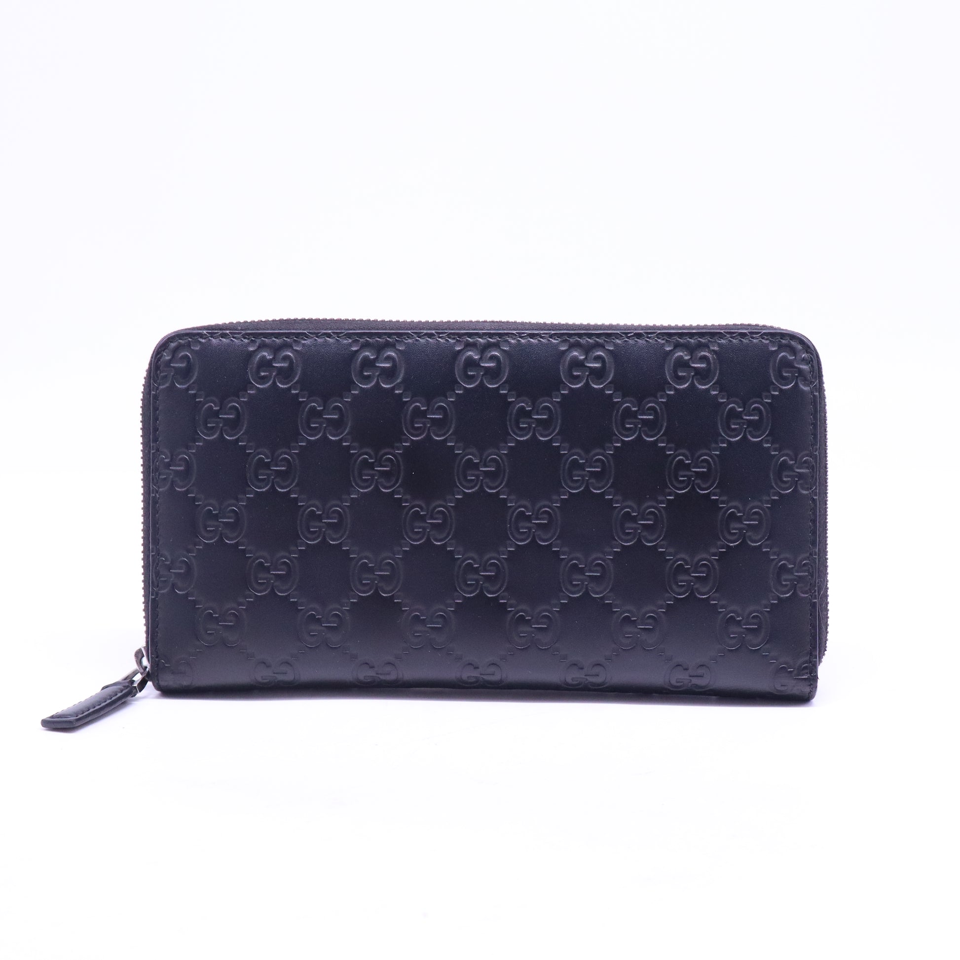 Guccissima Zip Around Wallet Blue W20726