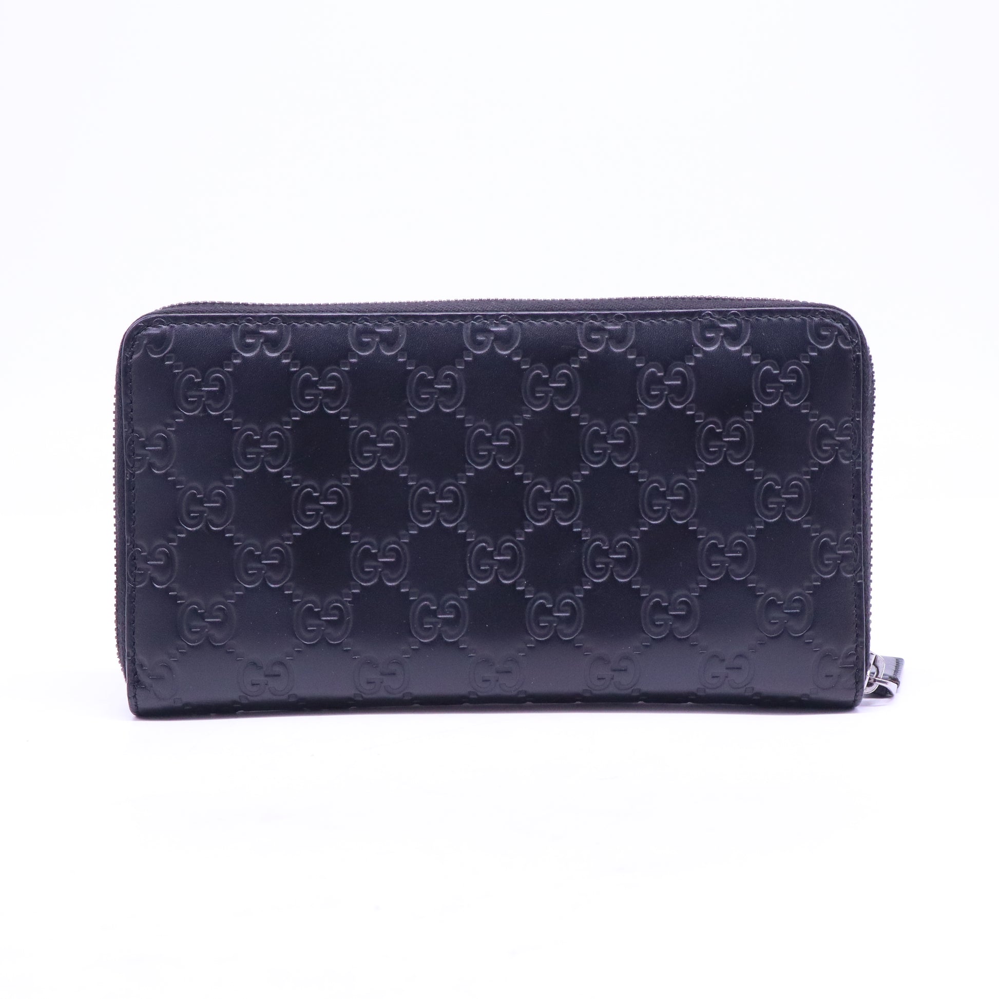 Guccissima Zip Around Wallet Blue W20726