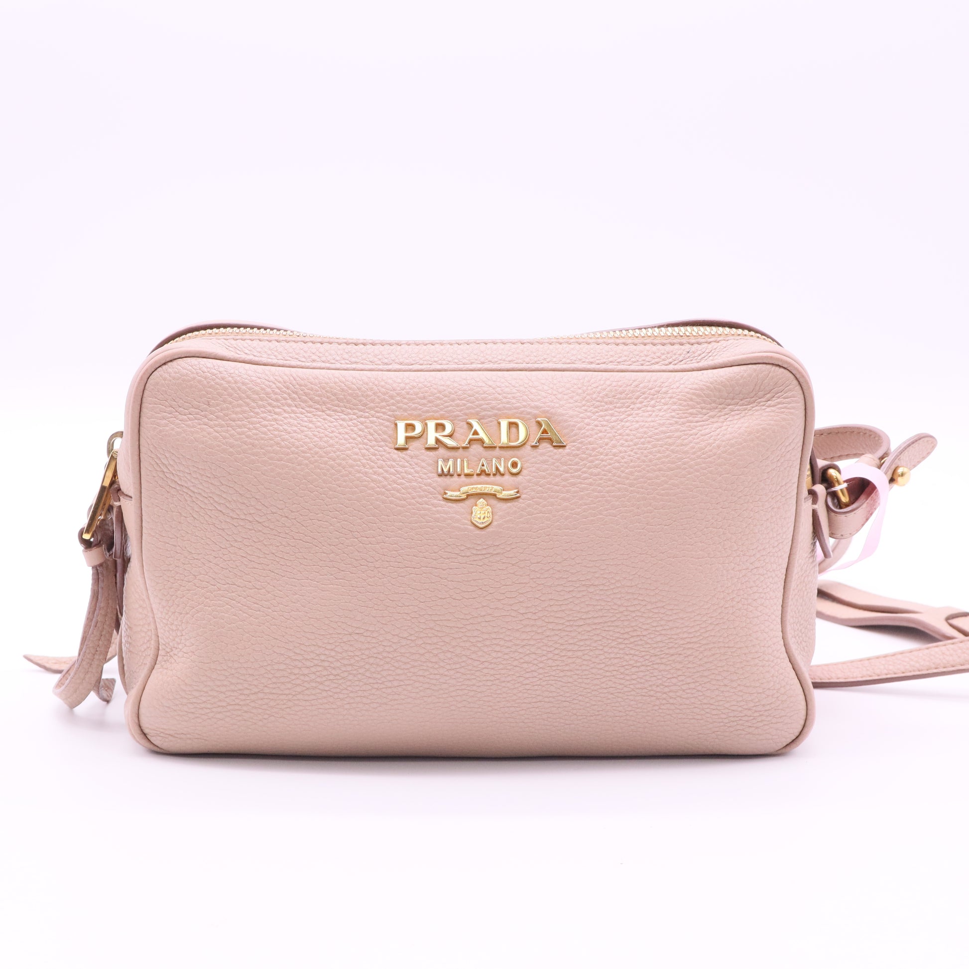 Double Zip Camera Bag Vitello Daino Twins