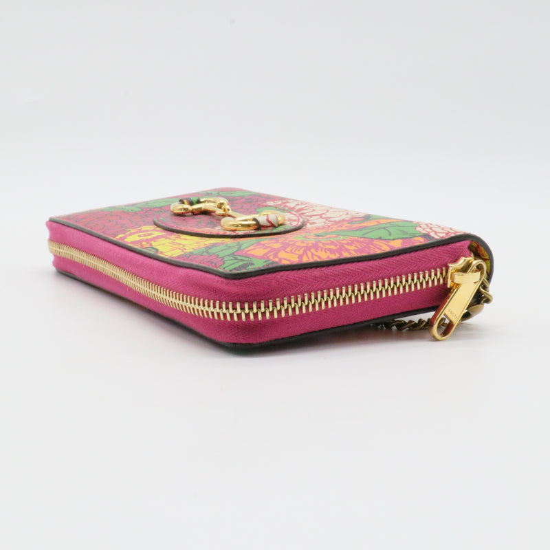 Horsebit 1955 Chain Wallet Printed Leather