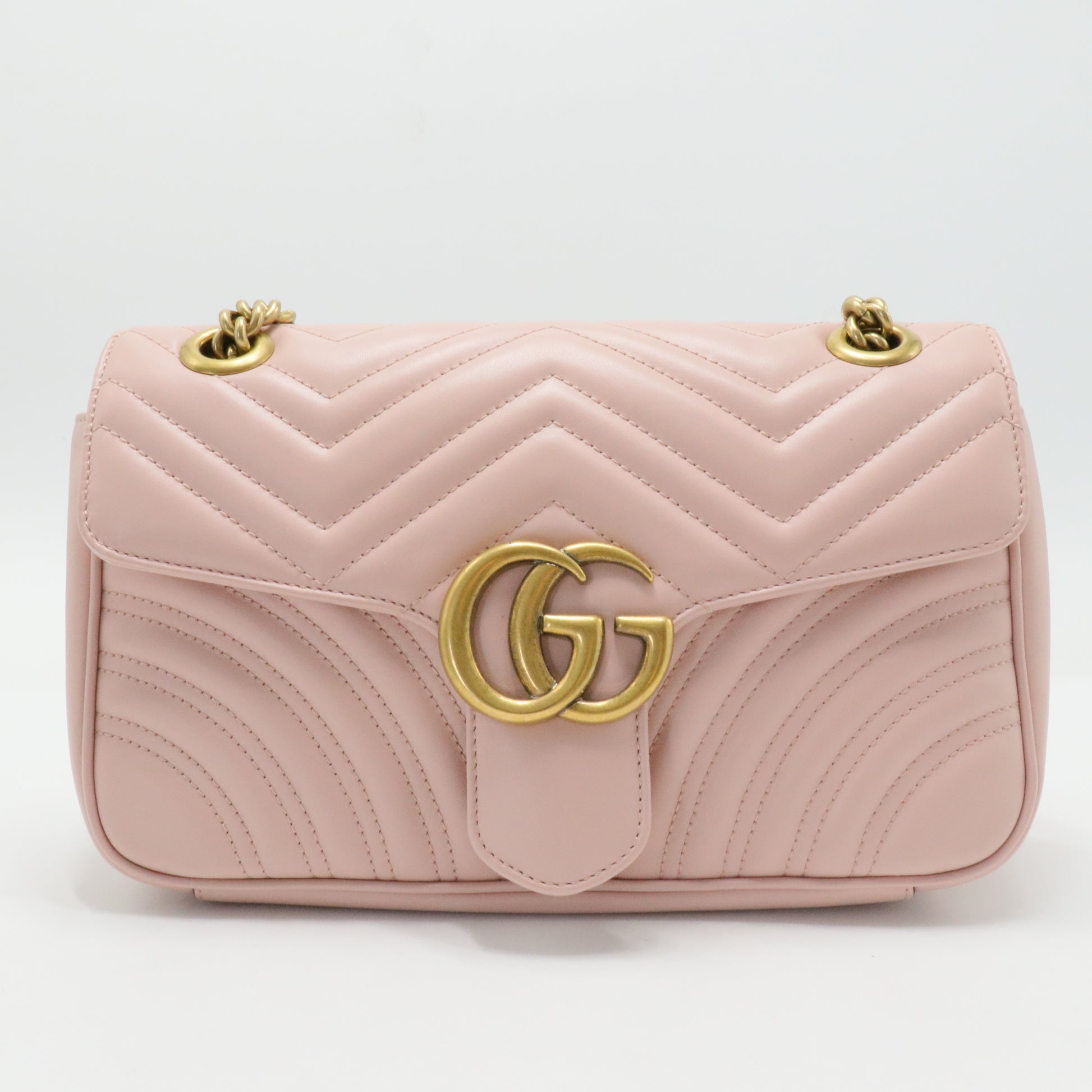 GG Marmont Small Matelassé Shoulder Bag
