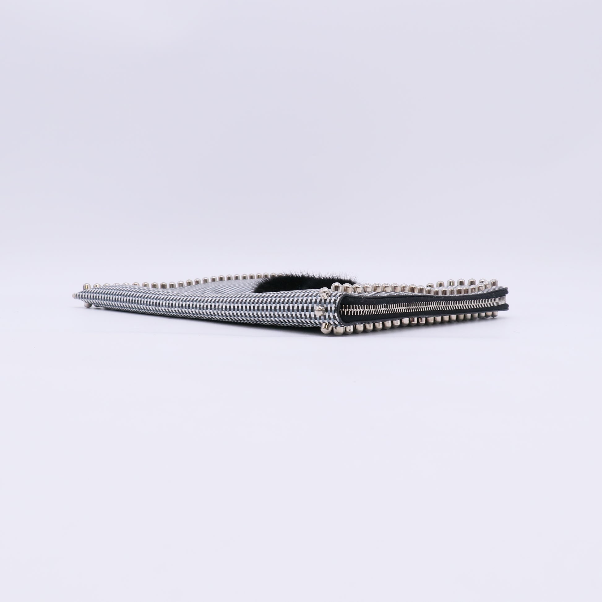 Fendi Saffiano Leather Karlito Flat Clutch twins LDJ5568