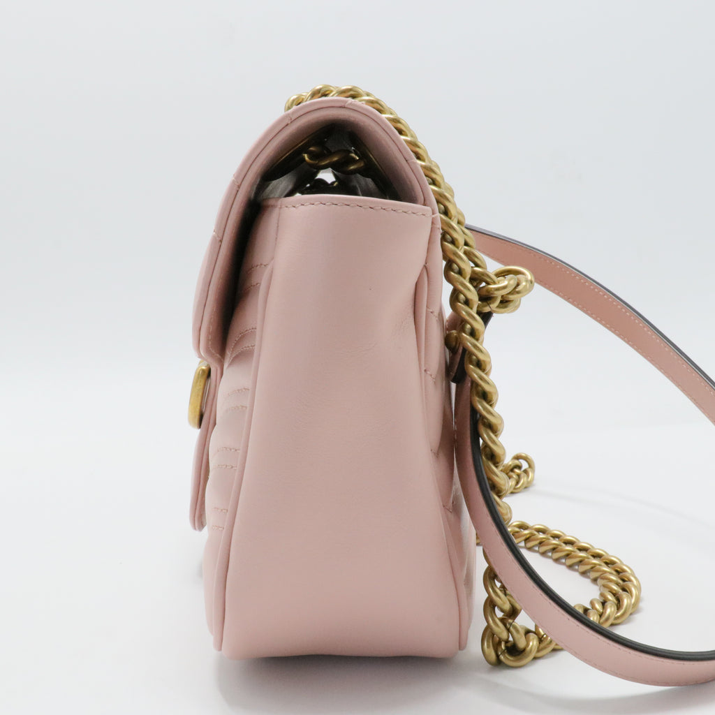 GG Marmont Small Matelassé Shoulder Bag
