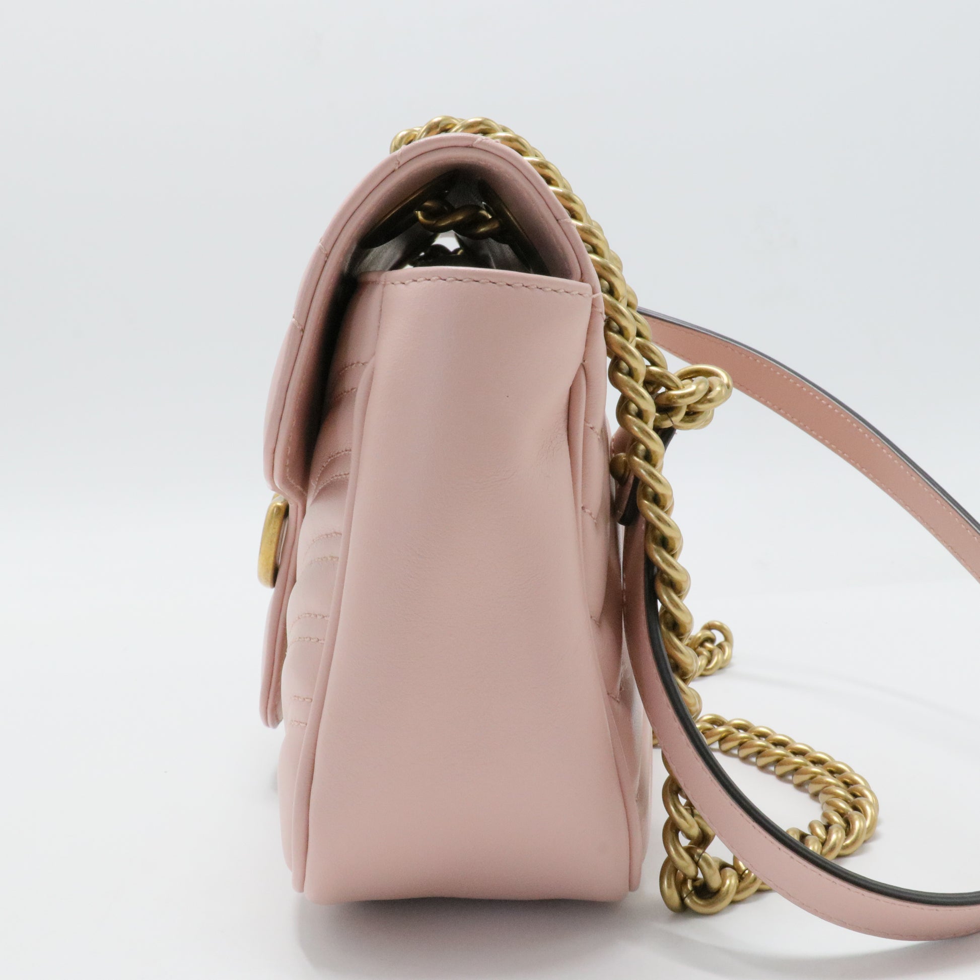 GG Marmont Small Matelassé Shoulder Bag