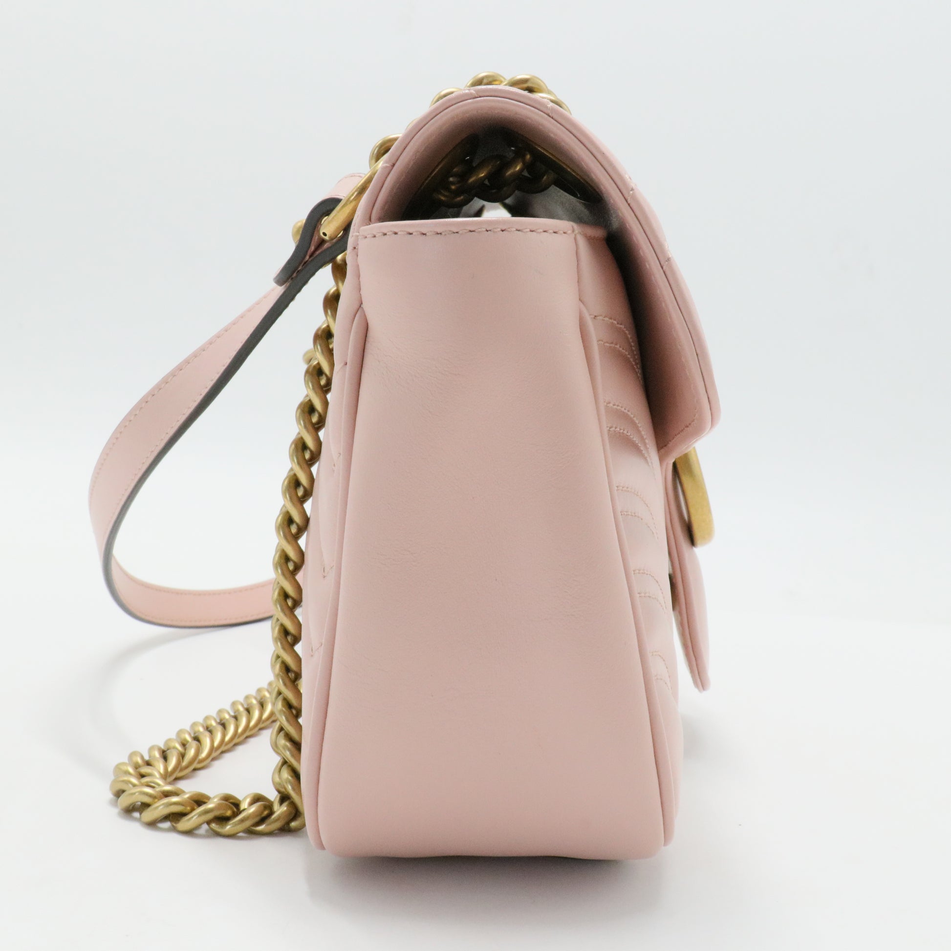 GG Marmont Small Matelassé Shoulder Bag