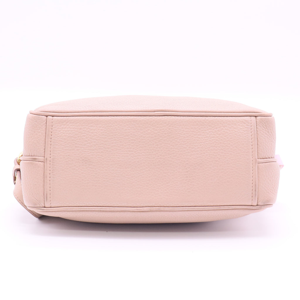 Double Zip Camera Bag Vitello Daino Twins