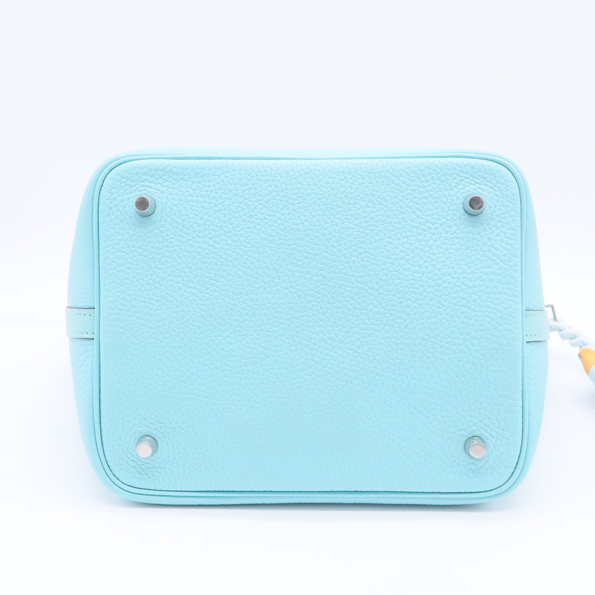 Taurillon Clemence Picotin Lock 22 MM Bleu