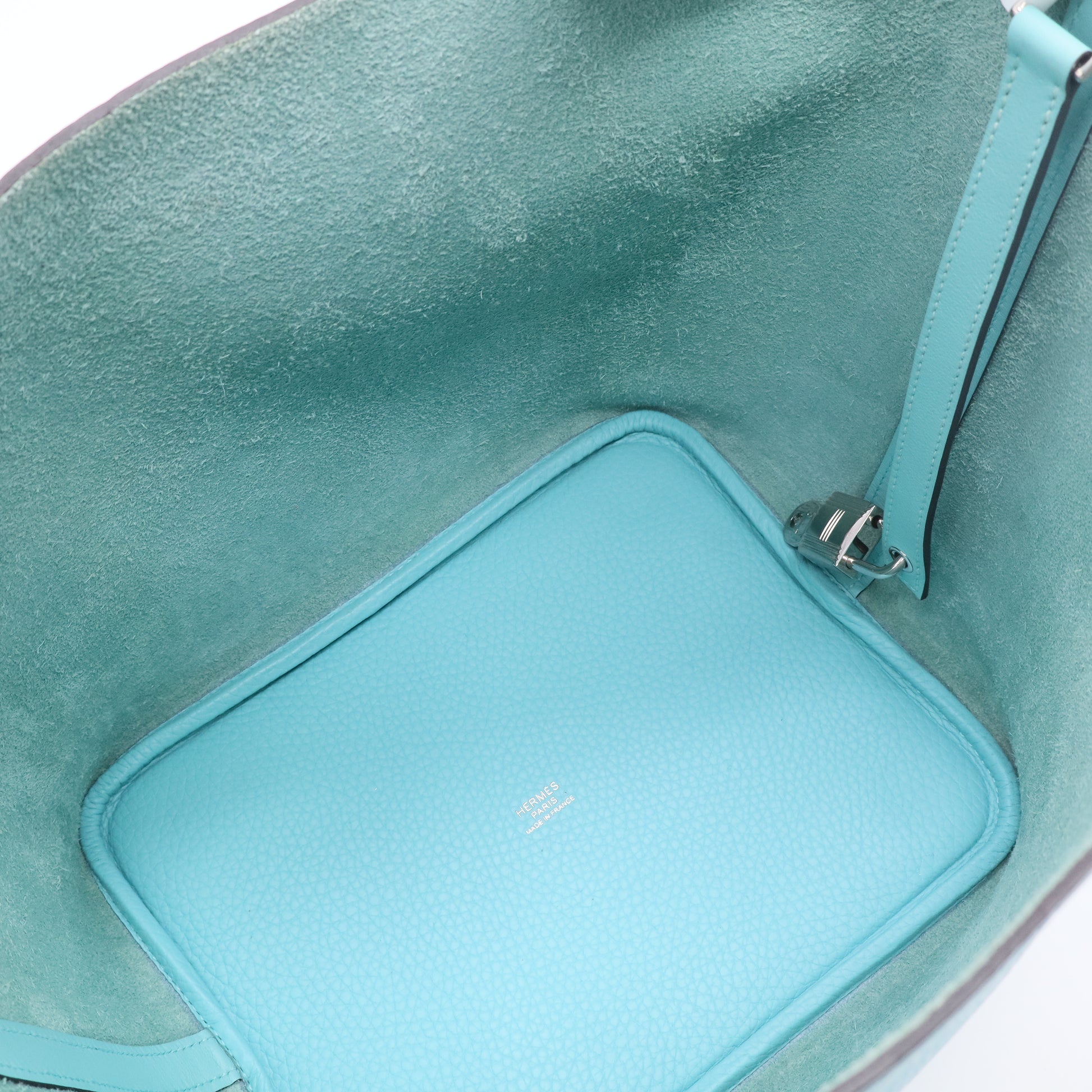 Taurillon Clemence Picotin Lock 22 MM Bleu