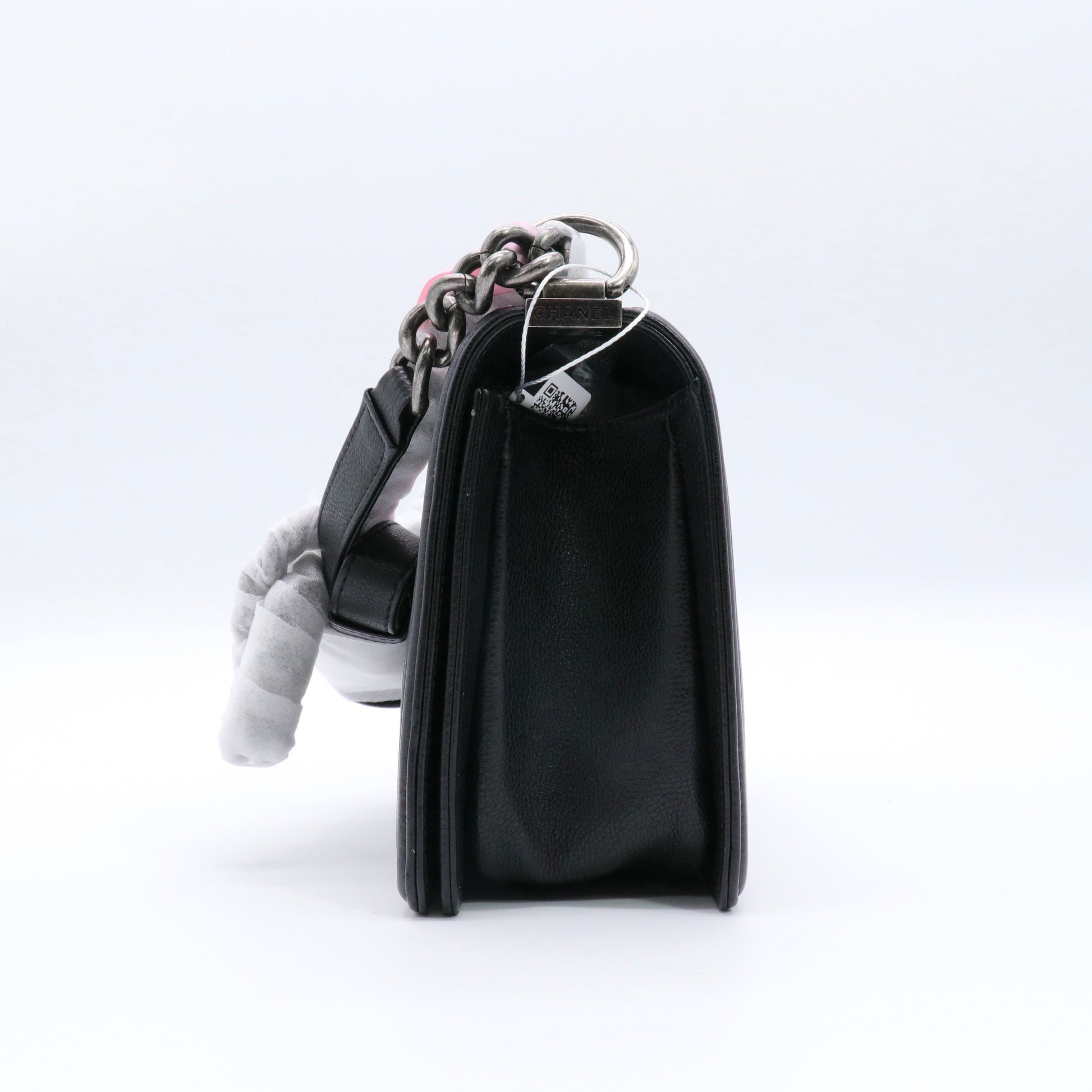 Boy Chanel Matelasse Shoulder Bag Black twins