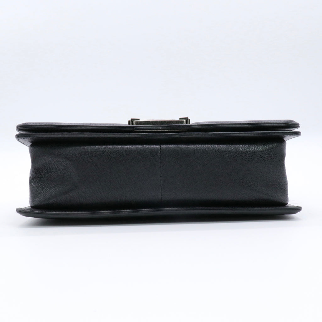Boy Chanel Matelasse Shoulder Bag Black twins