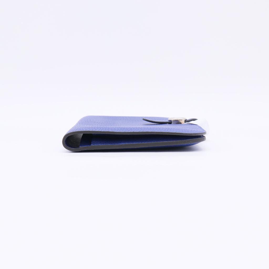 Dogon Duo Navy Calfskin Long Wallet W22523