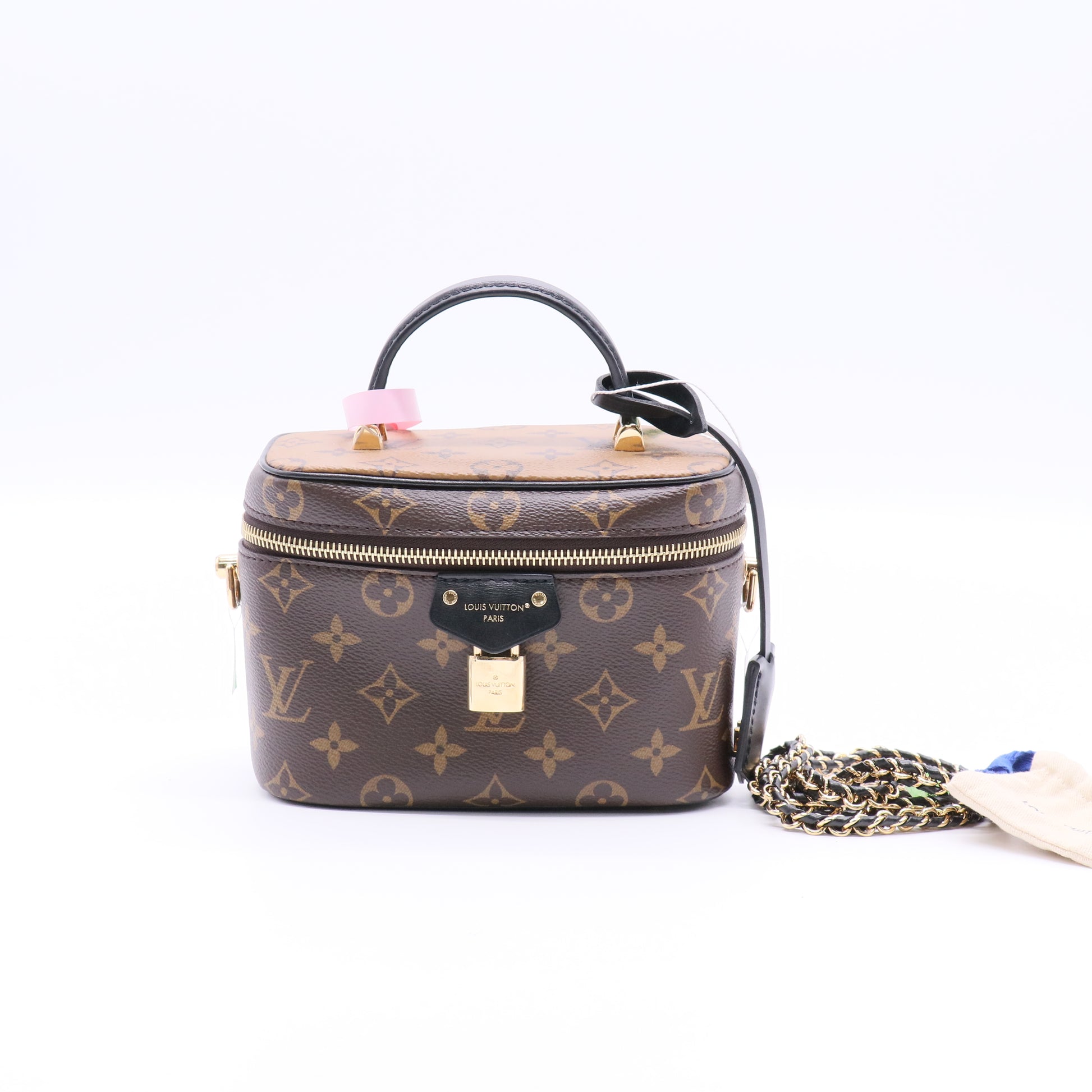 Vanity Handbag Reverse Monogram Canvas PM twins