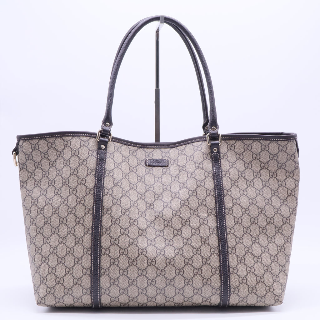 GG Plus Monogram Large Joy Tote Dark Brown B20147