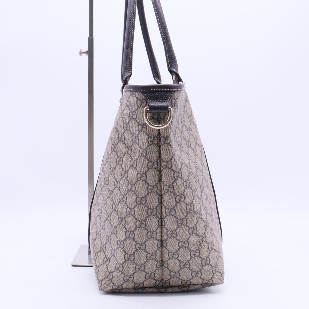 GG Plus Monogram Large Joy Tote Dark Brown B20147
