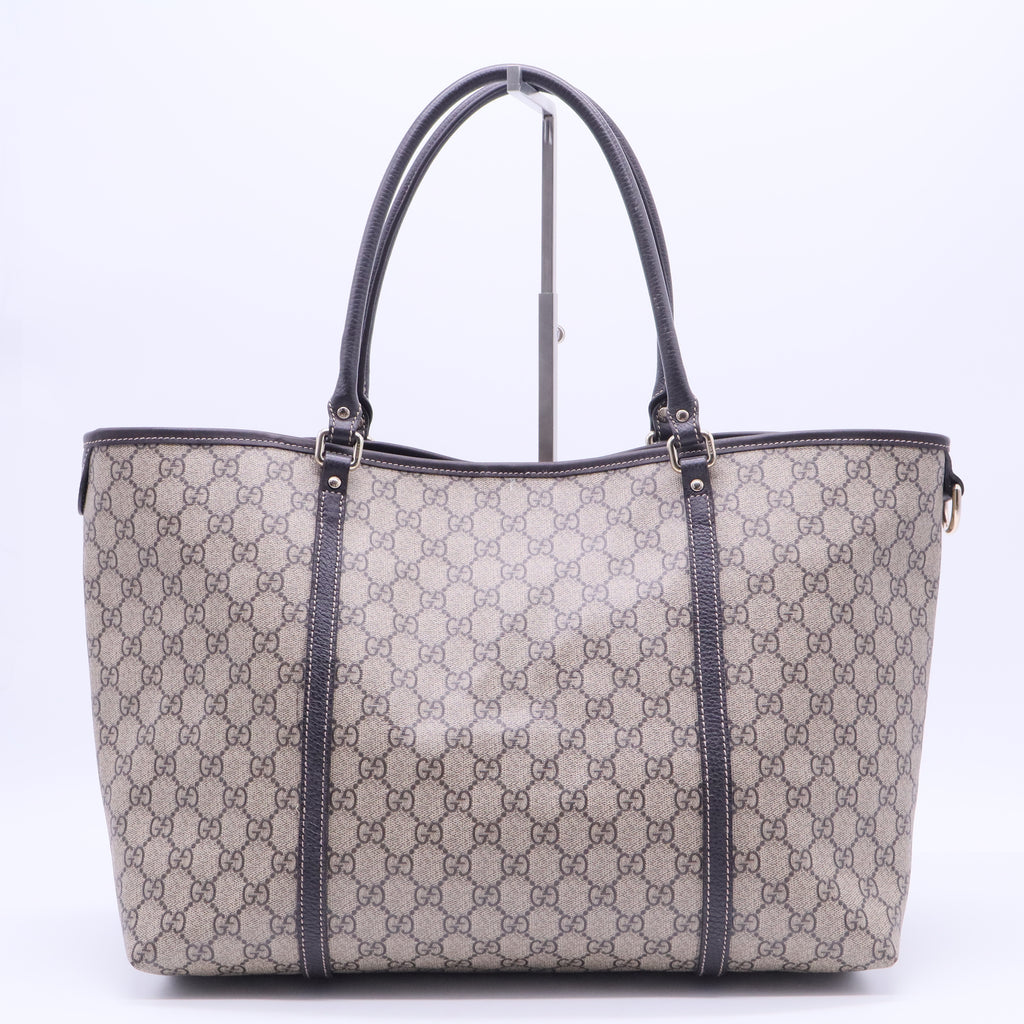 GG Plus Monogram Large Joy Tote Dark Brown B20147