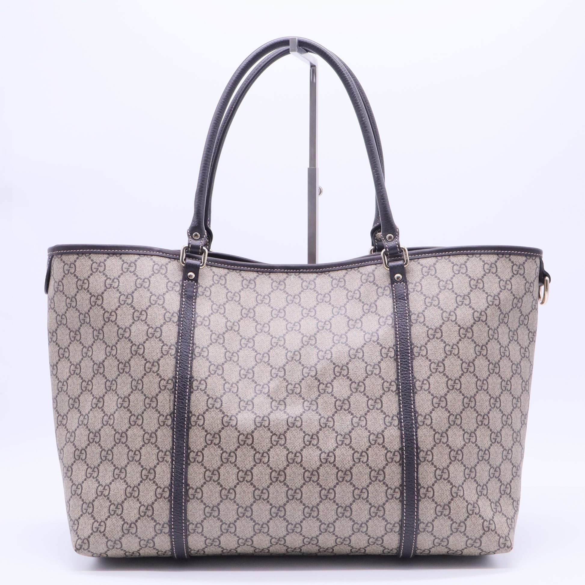 GG Plus Monogram Large Joy Tote Dark Brown B20147