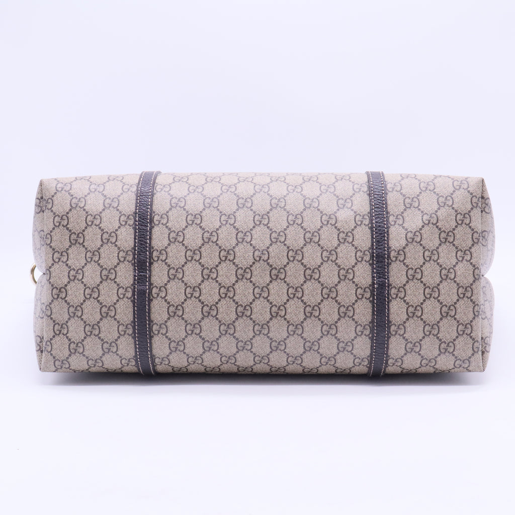 GG Plus Monogram Large Joy Tote Dark Brown B20147