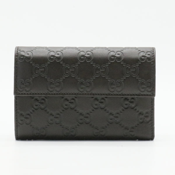 Flap Wallet Guccissima Leather