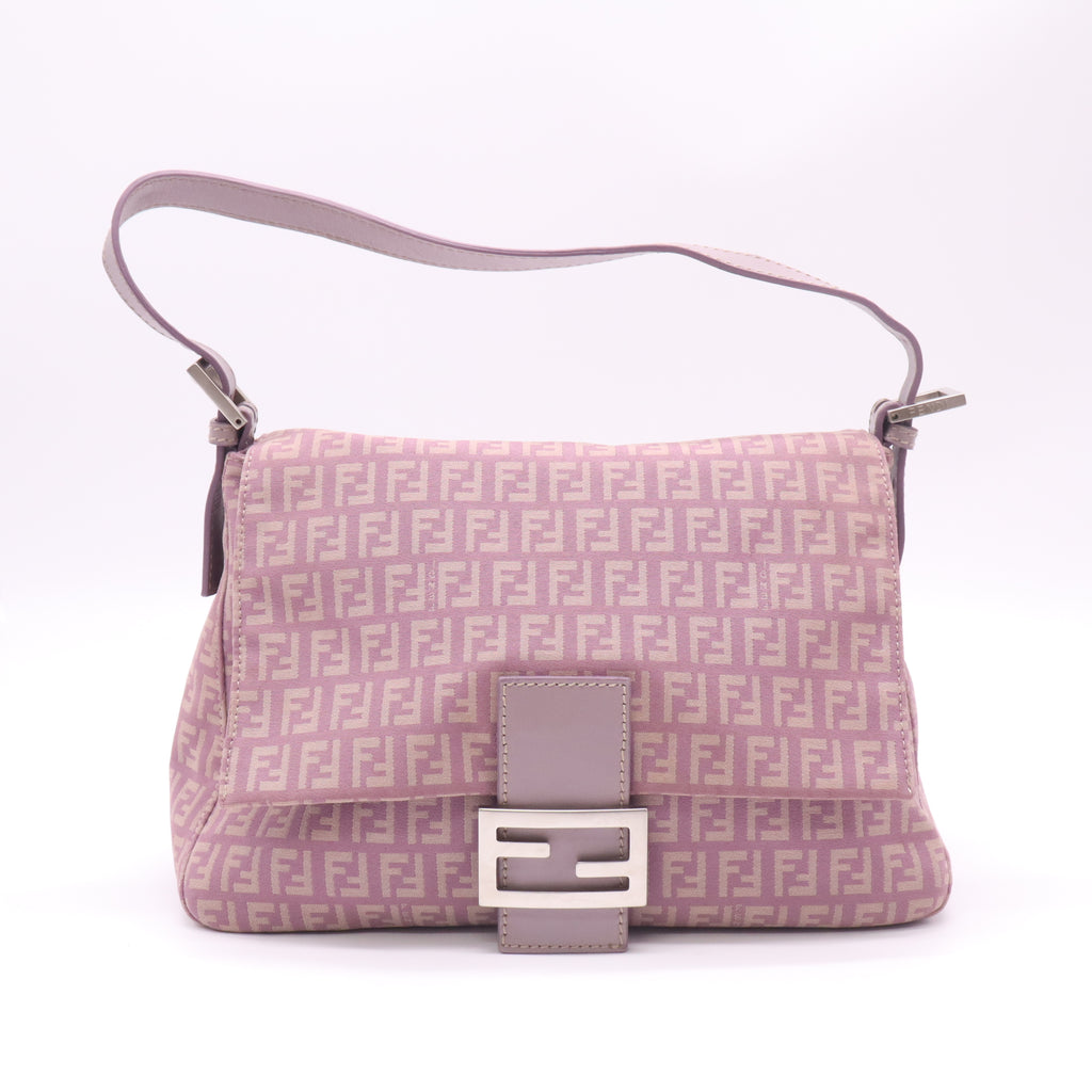 Fendi Zucchino Mama Baguette Shoulder Bag twins B23297