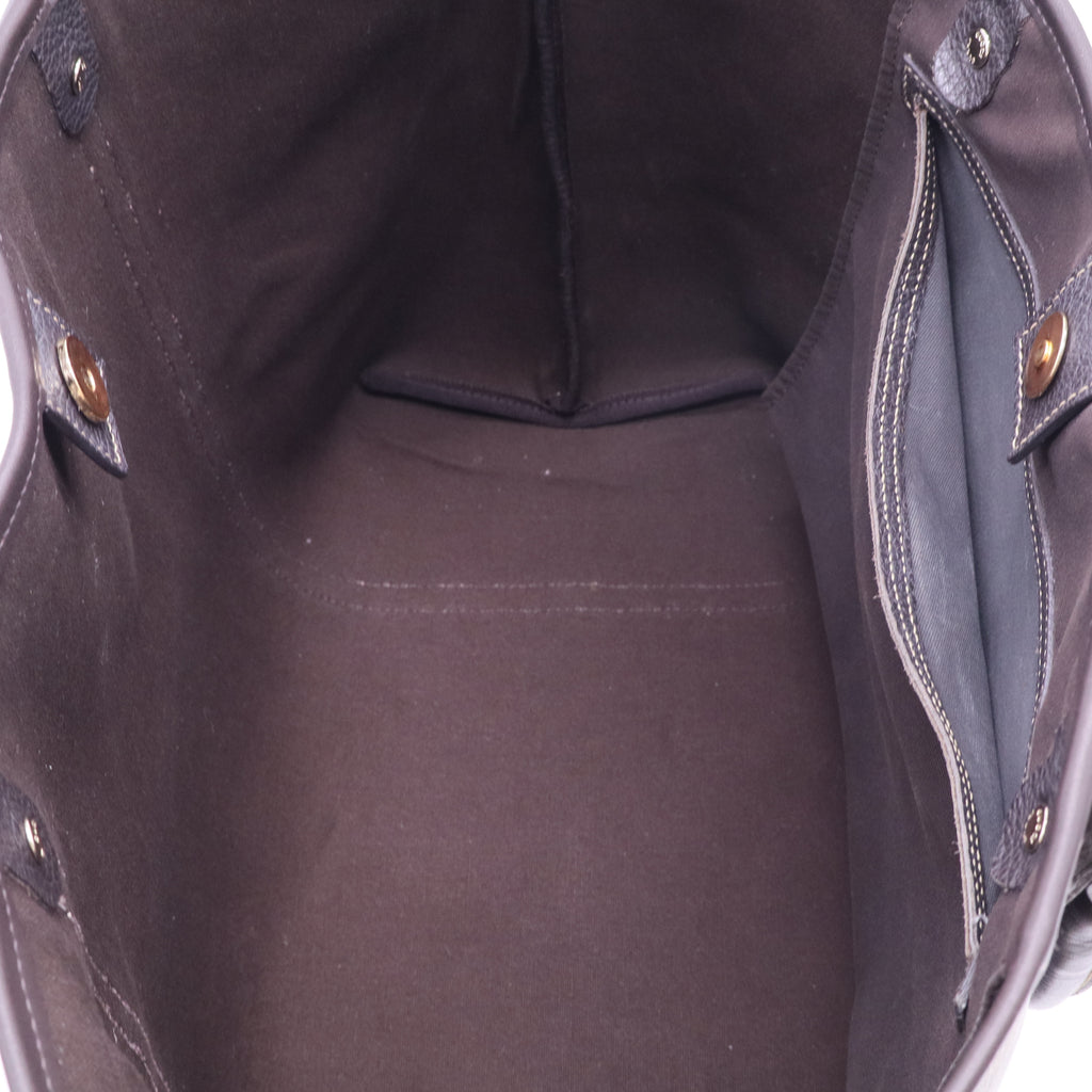 GG Plus Monogram Large Joy Tote Dark Brown B20147