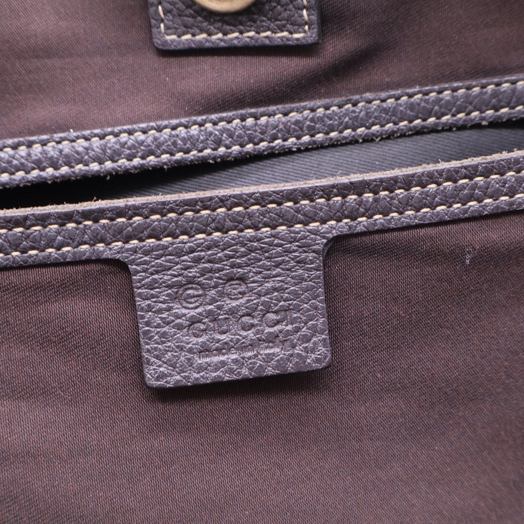 GG Plus Monogram Large Joy Tote Dark Brown B20147