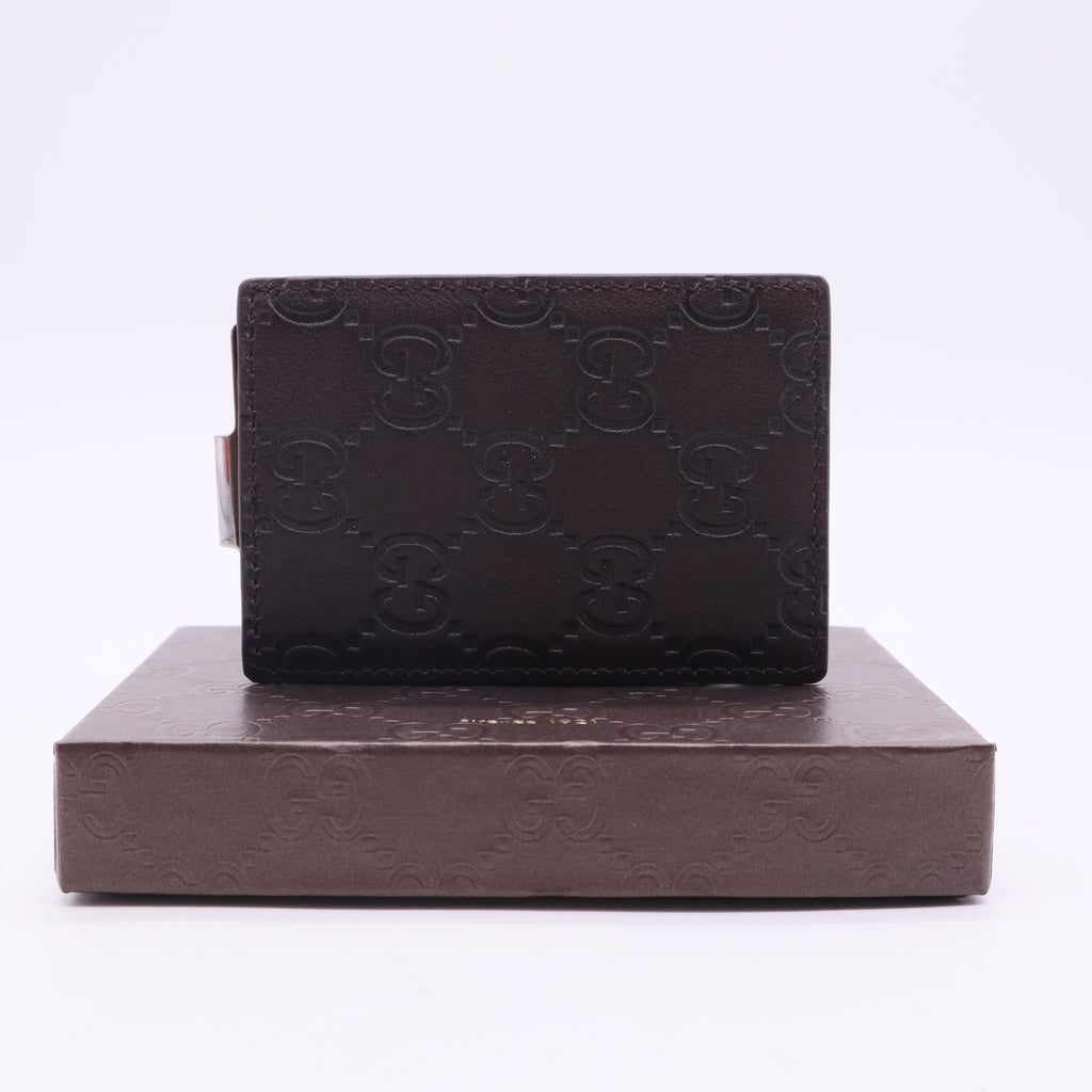 Guccissima Money Clip Black