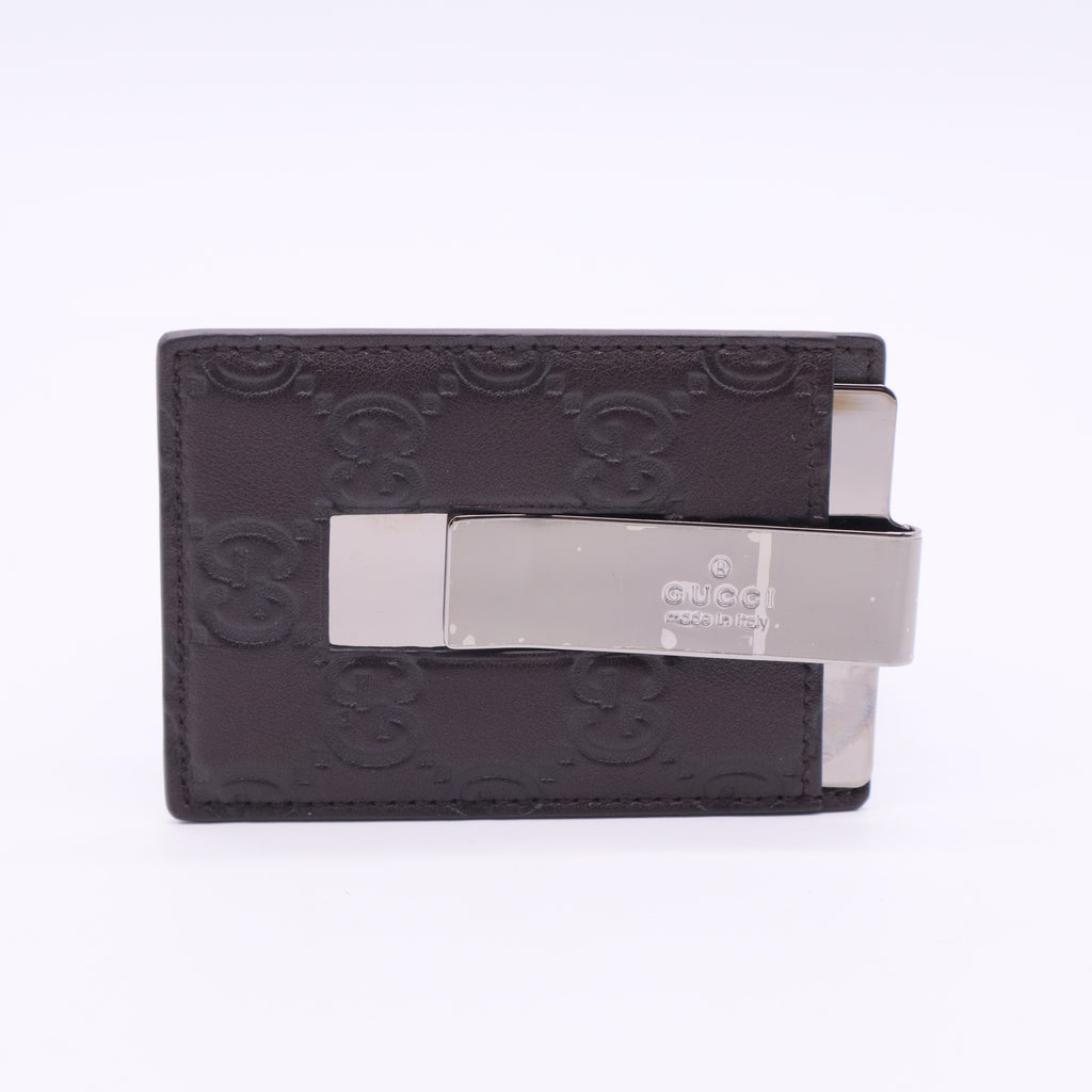 Guccissima Money Clip Black